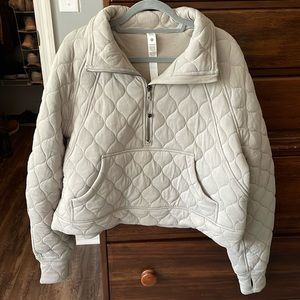 Lululemon Oversized Quilted Scuba Half Zip
